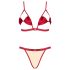 Obsessive - set lingerie sexy - pizzo rosso