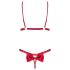 Obsessive Rubinesa - set intimo piccante (rosso)