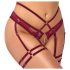 Abierta Fina - reggiseno a catena con slip - rosso