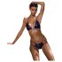 Obsessive Balitta - bikini lucido con collo halter (viola) - L