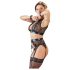Cottelli Bondage - set intimo sexy pizzo 4 pezzi - L
