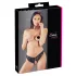 Cottelli - slip donna aperto con fiocco e pizzo - nero - L