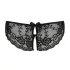 Cottelli - slip donna aperto con fiocco e pizzo - nero - L