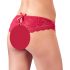 Cottelli - Slip aperto con fiocco donna (rosso) - XL