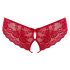 Cottelli - Slip aperto con fiocco donna (rosso) - XL