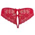 Cottelli - Slip aperto con fiocco donna (rosso) - XL
