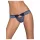 Obsessive - slip donna ricamato con fiocco - blu - L/XL