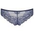 Obsessive Auroria - Slip Ricamato con Fiocco da Donna (Blu) - L/XL