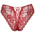 Cottelli - slip aperto in pizzo - rosso - L