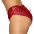 Cottelli - slip aperto in pizzo - rosso - XL