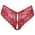 Cottelli - slip aperto in pizzo - rosso - XL
