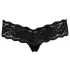 Cottelli - tanga in pizzo con perle - nero