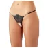 Cottelli - tanga aperta - decorazione floreale brillante - M/L