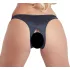 Cottelli - slip donna aperto con perline e fiori - nero - M