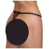 Cottelli - tanga di lusso con perle e rose - nero