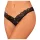 Obsessive Donna Dream - tanga aperta in pizzo - nero