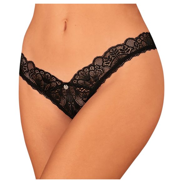 Obsessive Donna Dream - perizoma aperta di pizzo (nero) - M/L