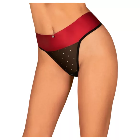 Obsessive - tanga donna con fiocco - rosso