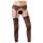 NO:XQSE - Completo reggicalze in pizzo - nero
