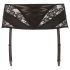 Cottelli Taglia Plus - reggicalze in pizzo e corsetto (nero) - 4XL