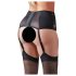 Cottelli Taglia Plus - reggicalze in pizzo e corsetto (nero) - 4XL