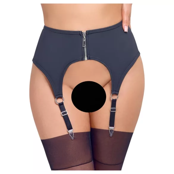 Cottelli - reggicalze opaco nero - L