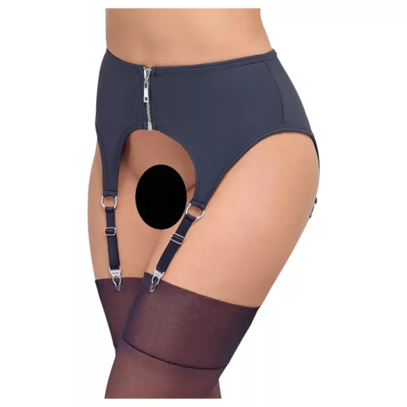Cottelli - reggicalze opaco nero - L
