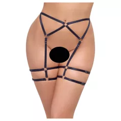 Cottelli - slip sottile effetto pelle - nero - L/XL