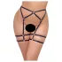 Cottelli - slip sottile effetto pelle - nero - L/XL