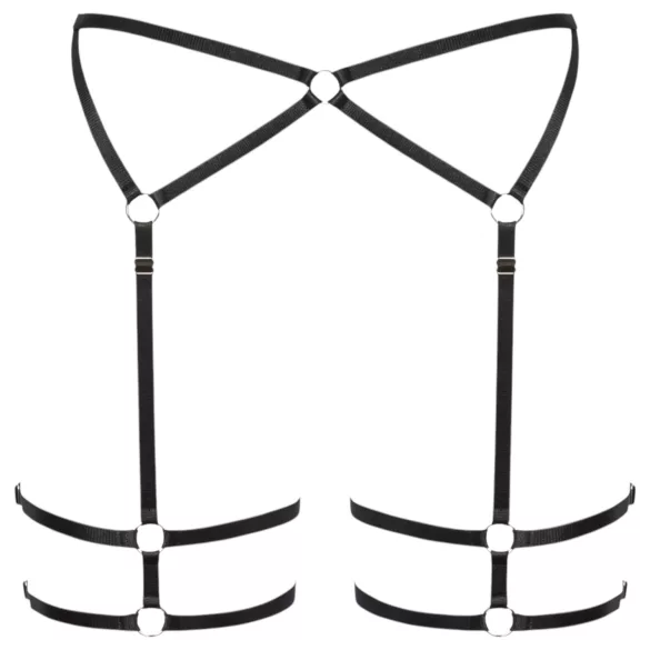 Cottelli - slip sottile effetto pelle - nero - L/XL
