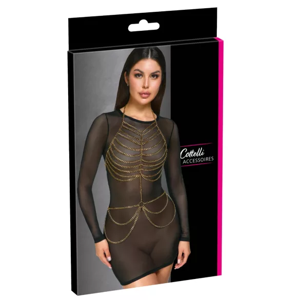 Cottelli - Body con catene - oro
