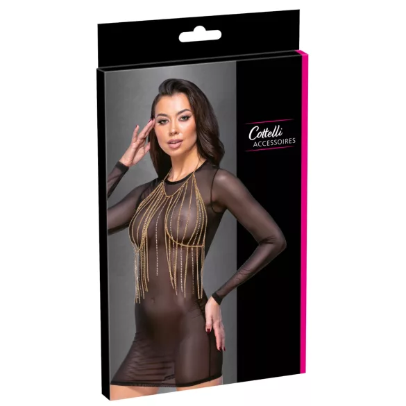Cottelli - body chain regolabile - colore oro