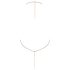 Cottelli - catena body regolabile (oro)