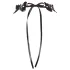 Cottelli - collarino pizzo con perle - nero
