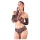 Cottelli Collection - guanti lunghi rete fantasia - nero - S-L