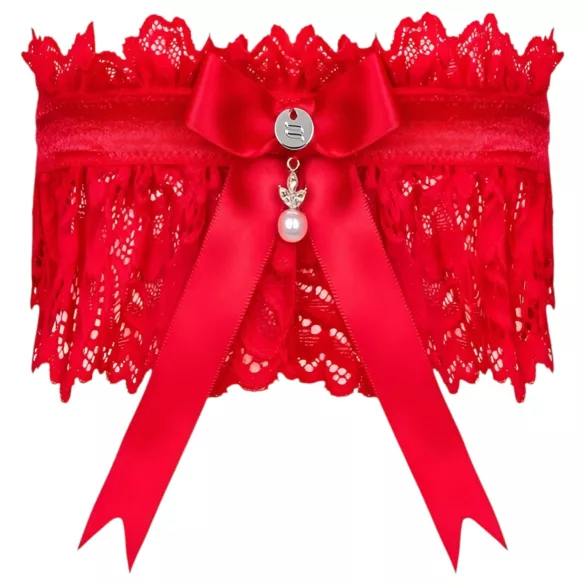 Obsessive Amor Cherris - reggicalze sexy - rosso