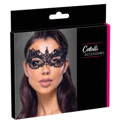 Cottelli - maschera in pizzo - nero
