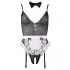 Cottelli - body da cameriera sexy - nero