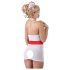 Cottelli - Vestito sensuale da infermiera con reggicalze - XL