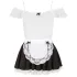 Cottelli - Costume da cameriera sexy in pizzo - L
