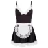 Cottelli - costume da cameriera con grembiule - nero bianco - M