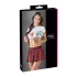 Cottelli - costume scolara 2 pezzi - rosso - L
