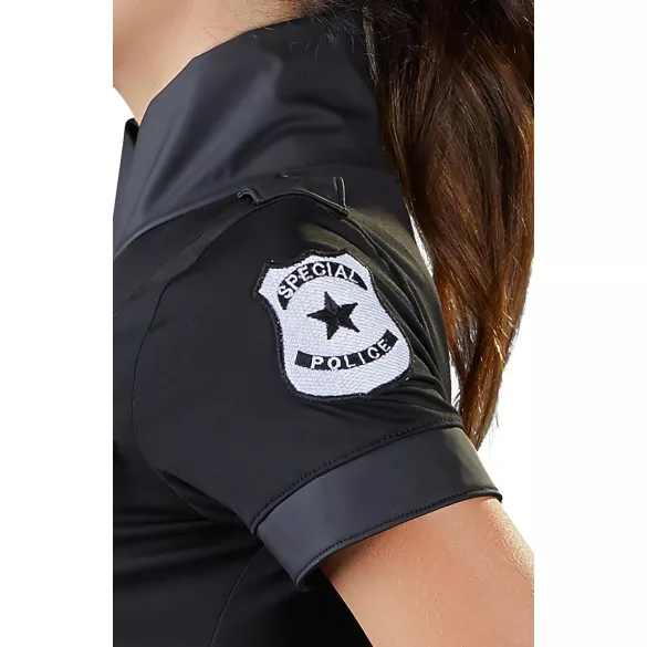 Cottelli Police - costume poliziotta - abito nero
