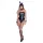 Cottelli - costume da coniglietta sexy lucido - 5 pezzi - M