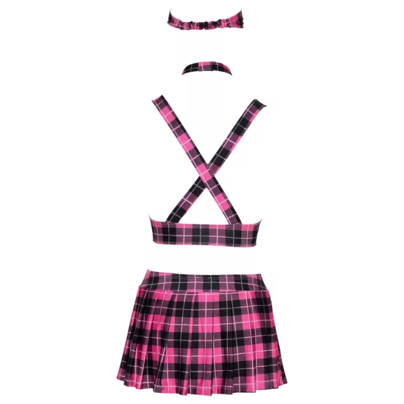 Cottelli - costume scolara a quadri rosa - set completo - M