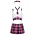 Cottelli - costume scolara a quadri rosa - set completo - L
