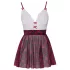 Cottelli - costume da studentessa - rosso e bianco - XL