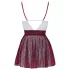 Cottelli - costume da studentessa - rosso e bianco - XL