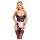 Cottelli - trasparente costume cameriera (nero-rosa) - M