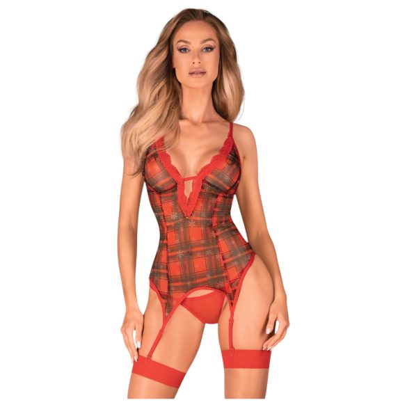 Obsessive Jollymore - Set natalizio di lingerie - M/L